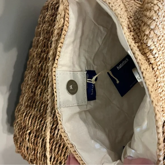 NWT! Hat attack raffia bag - Picture 5 of 6